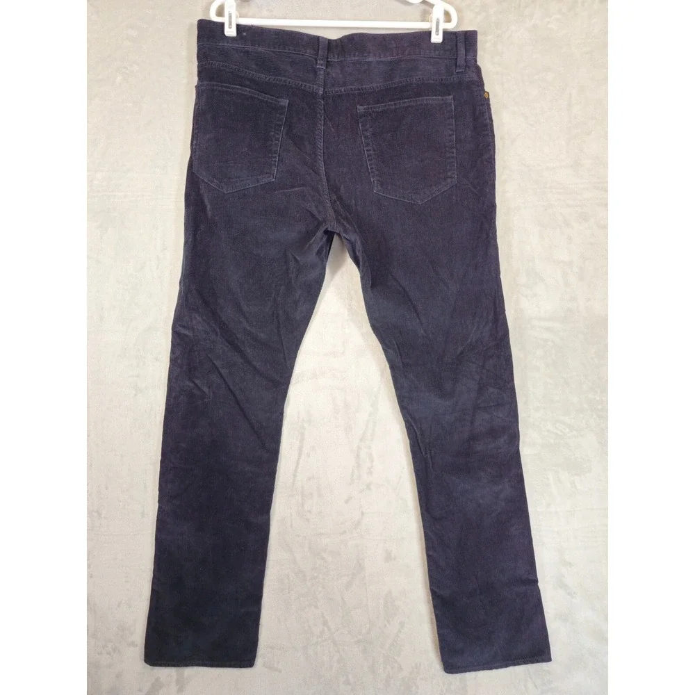 J. Crew Corduroy Pants Men's 37x33.5 Dark Navy‎ The Sutton Straight Leg Corduroy